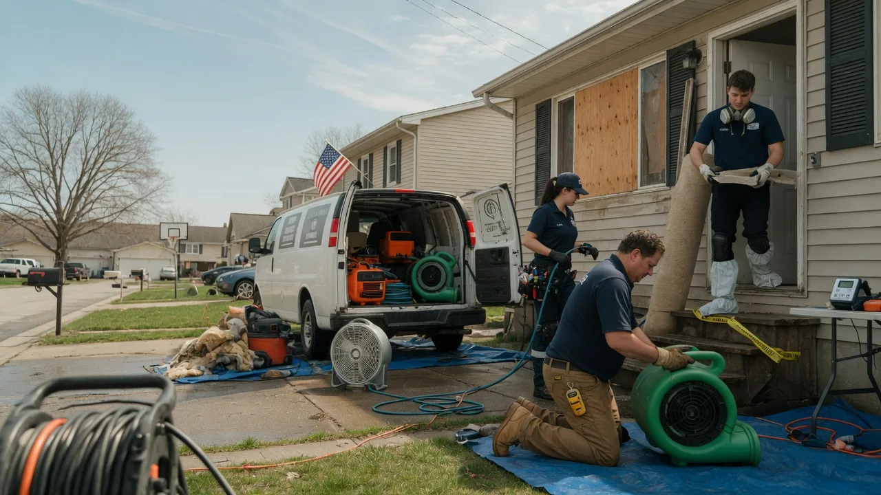 Water Damage Restoration in Kempton, IN near me